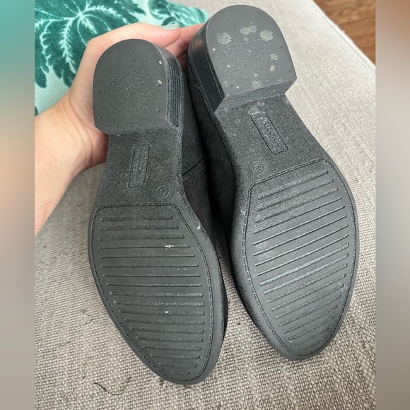 Arizona women’s vegan suede black ankle boots/ booties size 6 - Picture 3 of 5